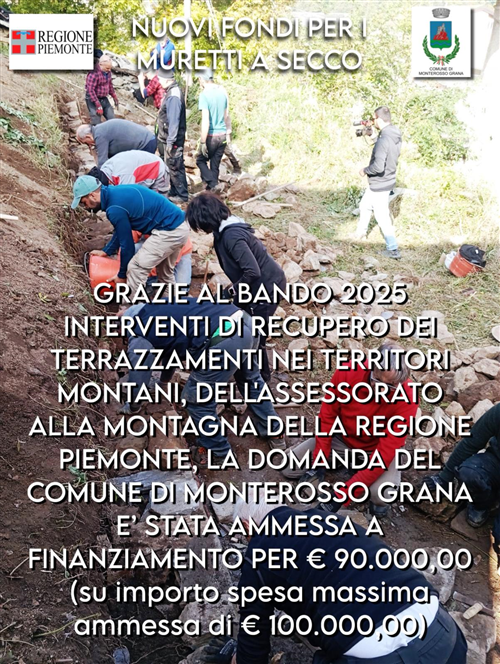 REGIONE PIEMONTE - FOSMIT (Fondo per lo sviluppo delle montagne italiane)