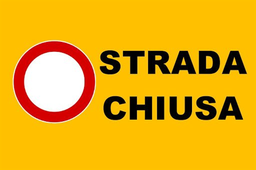 Chiusura Strada Provinciale 355