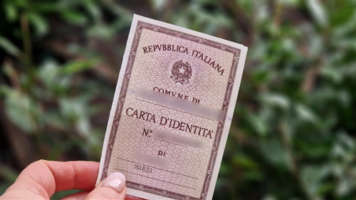 Carta d'Identità Cartacea
